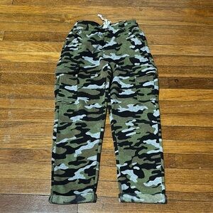 Colorful Planet Kids Camouflage Cargo Sweat Pants, Sz 8